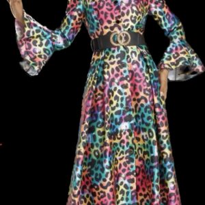 Multi-Color Leopard Dress